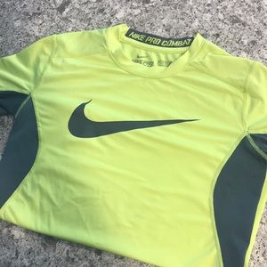 Boys Nike Pro Combat Dry Fit Shirt
